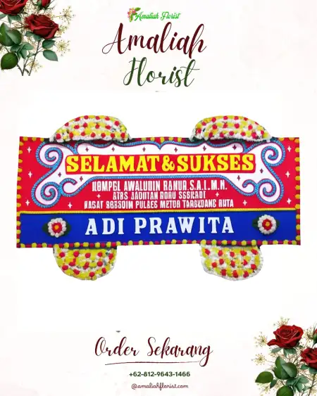 Papan Bunga Ucapan Selamat Sukomoro